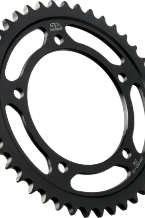 In De Mode JT SPROCKETS - REAR STEEL 43T BL - Sprockets - BLACK ZINC FINISH